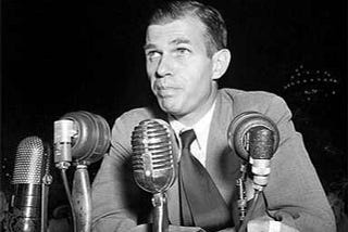 Alger Hiss - Espionage, testifying before the HUAC