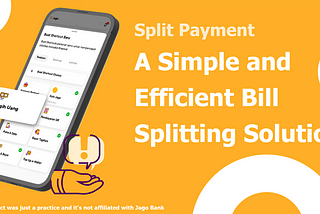 A Simple and Efficient Bill Splitting Solution