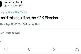 The Y2K Election