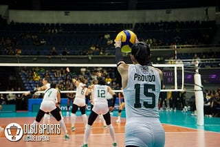 Lady Spikers outlast Letran, book Finals ticket