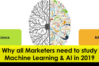 In 2019 nothing is more important for marketers than Machine learning, it is changing absolutely…