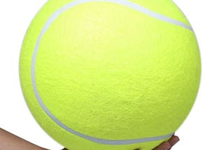 “The Power of the Giant Tennis Ball: A Versatile Toy for Dogs, Kids, Parties, and More!”“The