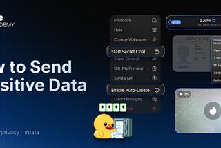 How to safely send documents, passwords, and photos in iMe