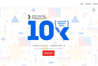 My Thoughts, Experiences, and Notes on the development of the GDG Philippines Devfest site