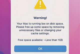How to clean up space on your mac as a developer