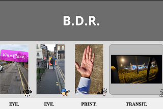 B. (Beyond) — D. (Derby) — R. (Road)
