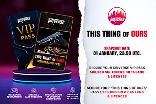 Unlock Exclusive Rewards in the SinVerse Ecosystem: Introducing the VIP Pass and ‘This Thing of…