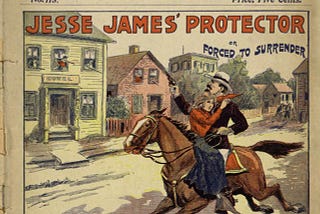 Cover of a dime novel from the 1900s | Public Domain, Wikimedia Commons