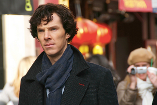 Only 32 of the 191 speaking characters in all series of the BBC’s Sherlock aren’t white