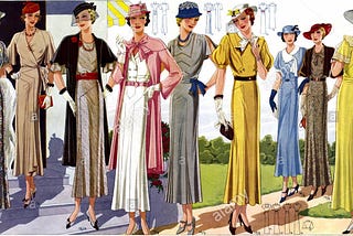 1930’s - Beginning of modern fashion