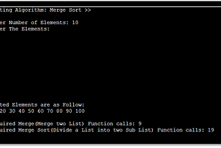 Merge Sort & Analysis