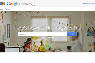 Google Domains’ user experience