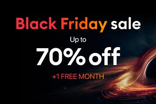 Don’t forget to take advantage of the Black Friday Crypto deals!