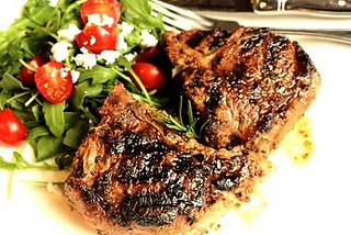 Grilled Lemon and Rosemary Lamb Chops