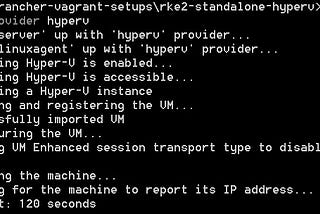 Installing RKE2 on Windows 10/11 Home using Vagrant