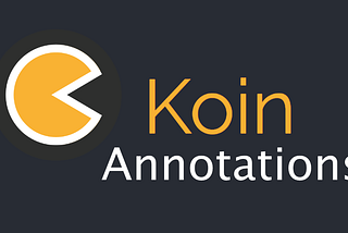 A made-up Koin Annotations logo