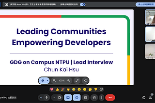 The Winter Break Chat: Meet the “Architect” Behind GDG on Campus NTPU