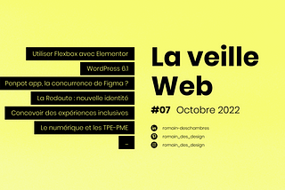 La veille web #7 Octobre 2022