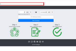 Let’s talk about the Simplest Cryptocurrency Converter “OnePageX”