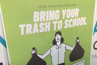 How do school do for recycling?