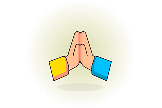 Illustration of two hands doing high five
