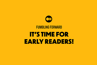 It’s Time for Early Readers!