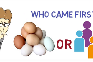 Which came first, all the eggs, or your public?!?