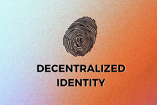 Identity That You Really Own.