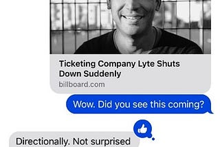 Lyte Bankruptcy and What It Reveals About the Ticketing Industry