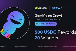 Join the Gamifly Crew3 Launch Sprint and Win Big!