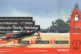 Hues of Watercolor 11th edition, Adventure of Water Color Painting