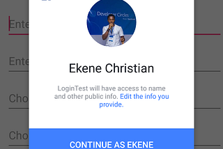 Guides on how to use Facebook login kit on Android apps — Ekene Christian.