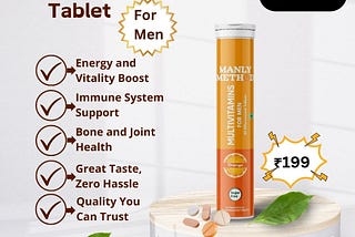 Best Natural Multivitamin Tablet for Men in India