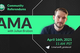 Community Referendums; an AMA with CEO Juliun Brabon