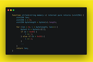 How to Find Length of String in Solidity — From the Smart Contract of “ens”