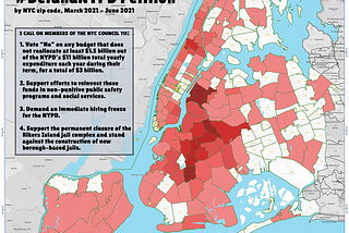 Community support for the #DefundNYPD Campaign is strong — and steadily growing.