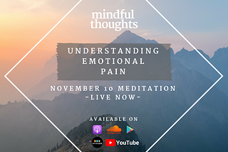 Need to Meditate Today? (Nov. 10)