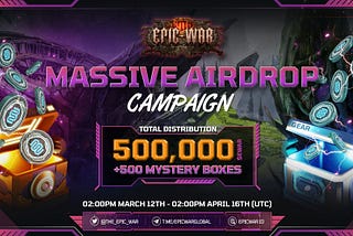 Epic War Massive Airdrop Event Announcement