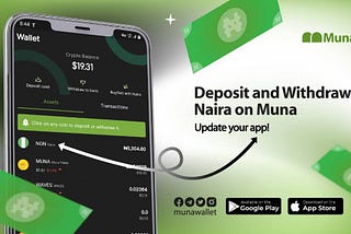 Cash Deposit and Withdrawal Now on Muna