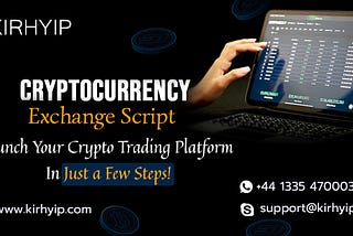 Crypto Exchange Script to launch a cryptocurrency Exchange platform