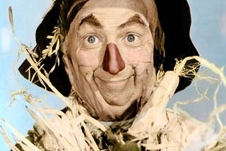 Wizard of Oz; scarecrow; hay