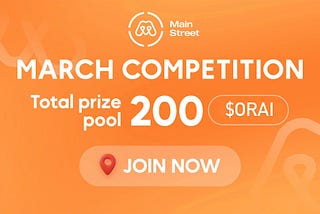 March competition — 200 $ORAI in prizes