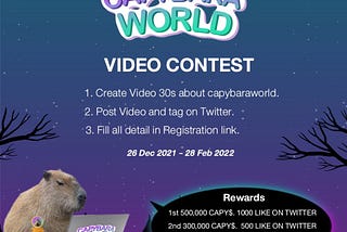 Capybaraworld Video Contest