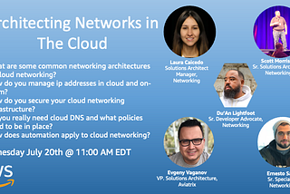 Let’s Talk About Architecting Cloud Networks