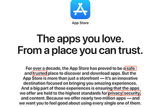 App Store problems: Scam apps, review process.
