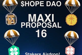 Maxi Proposal 16: Under discussion