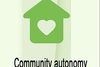 Community autonomy