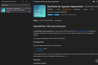 Introducing VSCode IDE extension for Apache Openwhisk