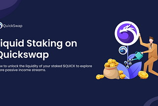 Liquid Staking on Quickswap