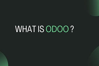 What is Odoo ?